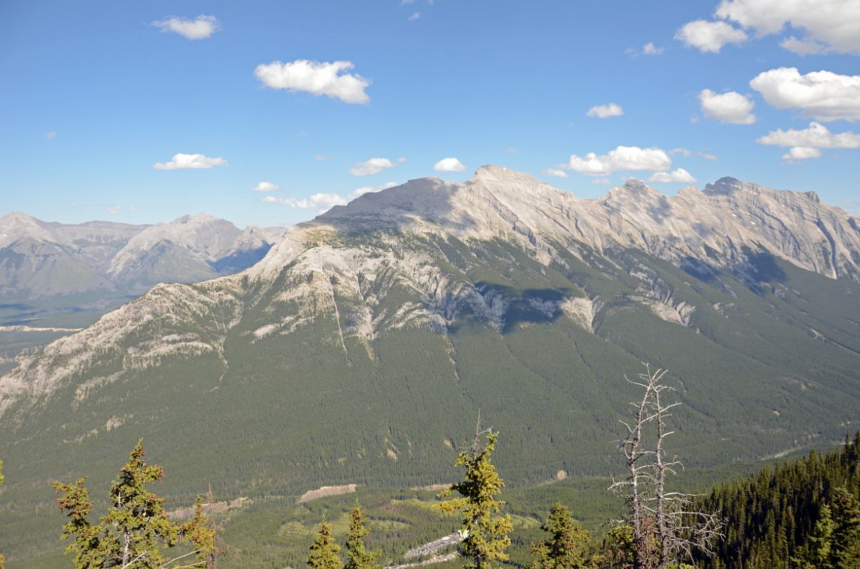 18 Mount Inglismaldie, Mount Girouard, Mount Rundle And Spray Valley From Banff Gondola On Sulphur Mountain In Summer